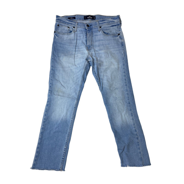 Hollister California Men's Blue Skinny Jeans Denim Pants Sz 30-31