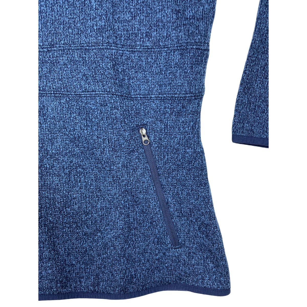 Eddie Bauer Womens Blue Full-Zip Jacket With Stand Collar & Snap Closure New