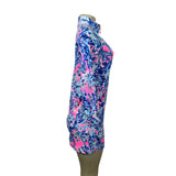 Lilly Pulitzer Floral Quarter-Zip Pullover Girls Youth Dress XlL12-14