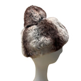 Vintage Erlebacher Irene Of New York Mink Fur Hat With Pom Accent