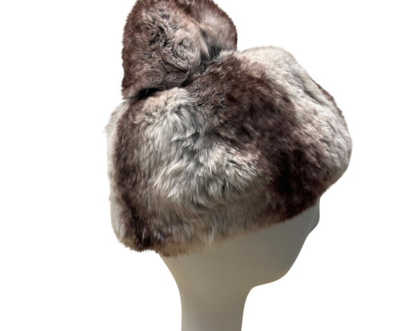 Vintage Erlebacher Irene Of New York Mink Fur Hat With Pom Accent