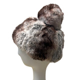 Vintage Erlebacher Irene Of New York Mink Fur Hat With Pom Accent
