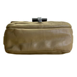 Hype Women’s Tan Leather With Chain Strap & Silver Flap Closure Shoulder Bag