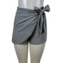 Aussie Women’s Gray Wrap Front Tie Shorts Size S Lightweight Summer - New