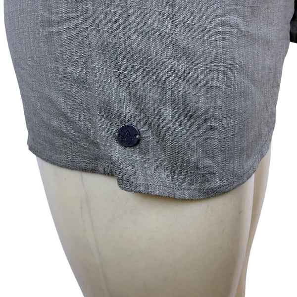 Aussie Women’s Gray Wrap Front Tie Shorts Size S Lightweight Summer - New