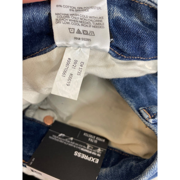 Express Women's Blue Mom Jeans Sz M - NWT