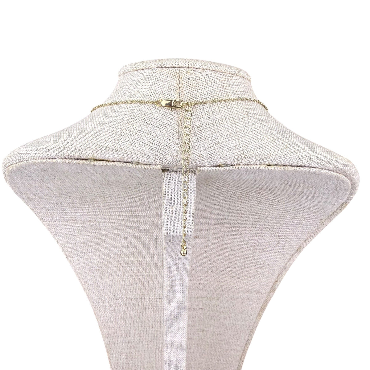 Gold Tone Necklace & Earrings Set Long Chain Tassel Detailing Textured Spheres