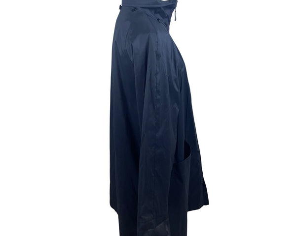 East 5th Women's Black Waterproof Jacket With Pockets & Drawstring Waist Size M