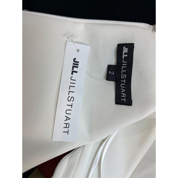 Two-Tone Black & White Maxi Dress 50% Acetate Sleeveless Contrast Design New