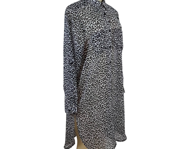 Jessica London Women's Black & White Button-Down Shirt Dress Sz 14W