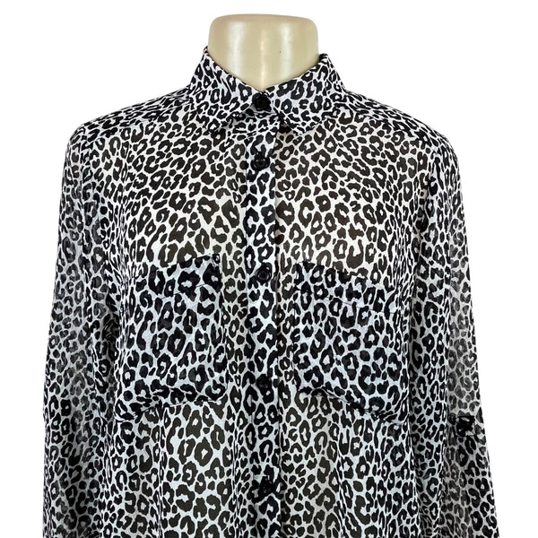Jessica London Women's Black & White Button-Down Shirt Dress Sz 14W