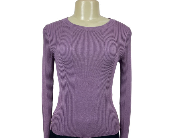 Hooked Up Women's Purple Long Sleeve Shirt Size S
