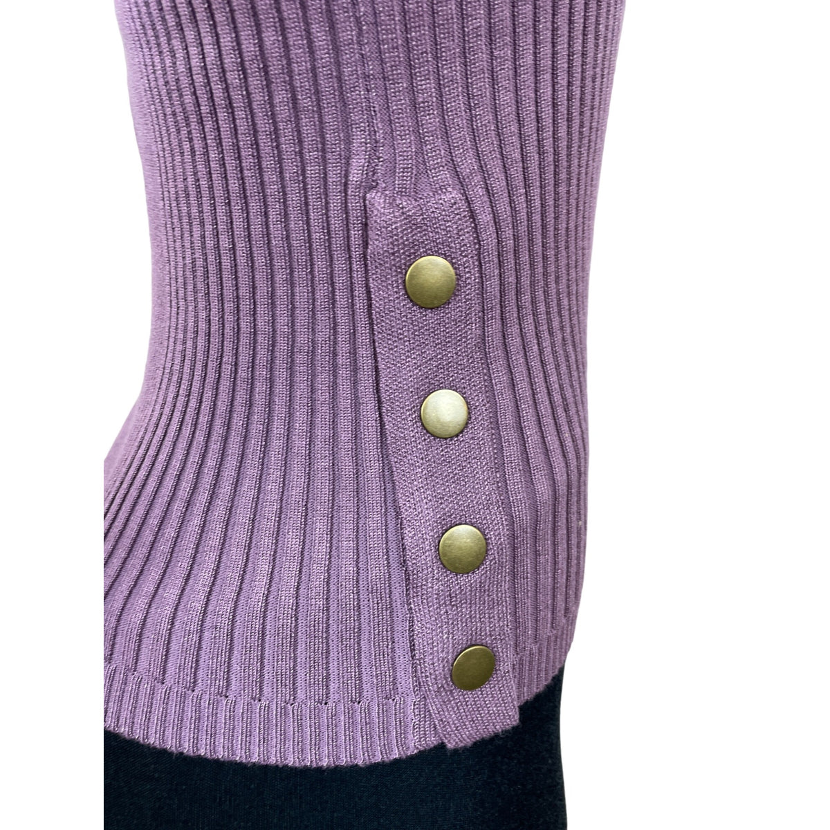 Hooked Up Women's Purple Long Sleeve Shirt Size S