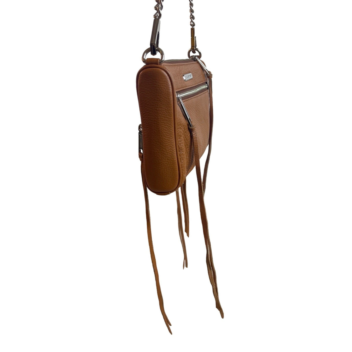 Rebecca Minkoff Women's Tan Brown Chain Strap Shoulder Bag Sz M -