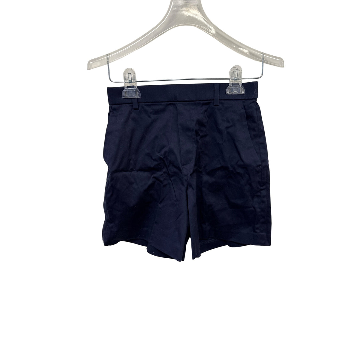 Uniqlo Women Navy Cotton/Spandex Shorts XS Size 24-25 Stretch Waist Casual Style