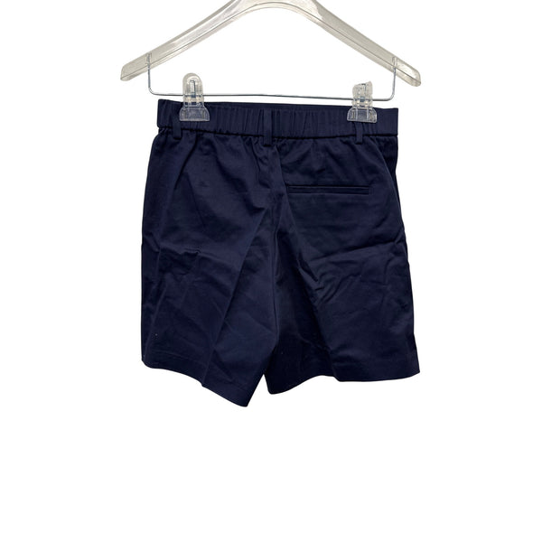 Uniqlo Women Navy Cotton/Spandex Shorts XS Size 24-25 Stretch Waist Casual Style