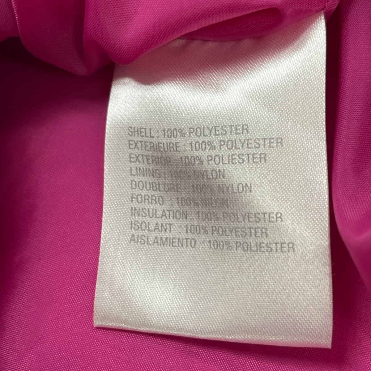 Liz Claiborne Womens Fuchsia Polyester Quilted Zip-Up Jacket Size M Lightweight