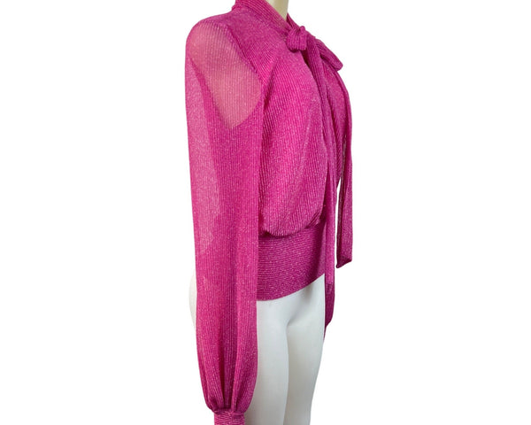 Kristinit Women's Fuchsia Blouse Sz M