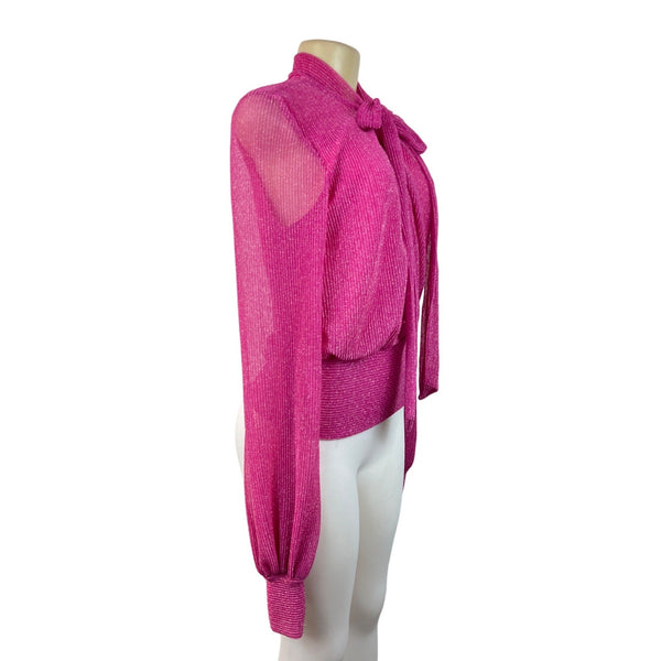 Kristinit Women's Fuchsia Blouse Sz M