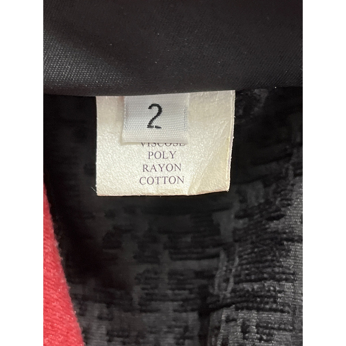 AHNI Women’s Burgundy Multi-Pattern Button Front Jacket Size 2