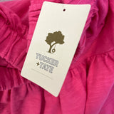 Tucker + Tate Girls Fuchsia Ruffle Top & Skort Set Size 5