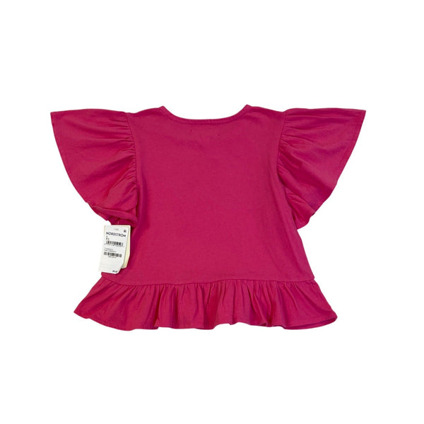 Tucker + Tate Girls Fuchsia Ruffle Top & Skort Set Size 5