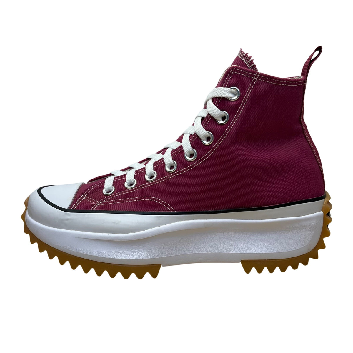 Converse Unisex Burgundy Red High Top Platform Textured Sole Sneakers Size 7.5