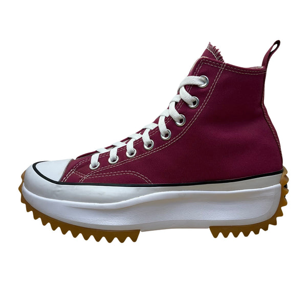 Converse Unisex Burgundy Red High Top Platform Textured Sole Sneakers Size 7.5