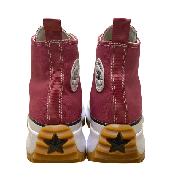 Converse Unisex Burgundy Red High Top Platform Textured Sole Sneakers Size 7.5