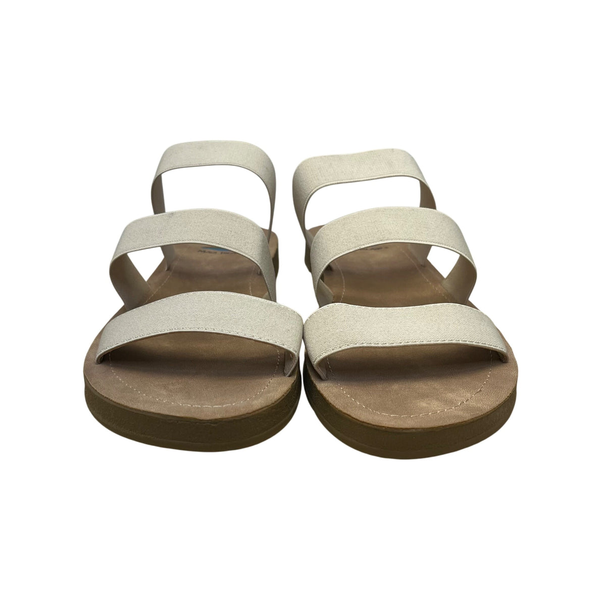 Maui Island Women’s Beige Triple-Strap Design Laguna Slide Sandals Size 10M