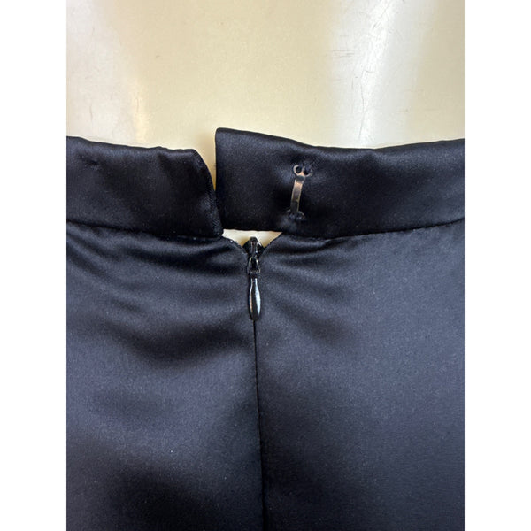Harriet Kassman Woman’s Black Satin Evening Maxi Skirt  Formal Size 10