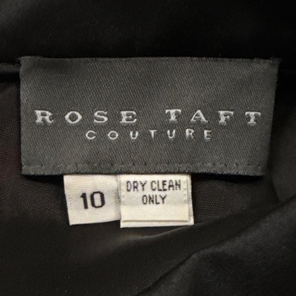 Harriet Kassman Woman’s Black Satin Evening Maxi Skirt  Formal Size 10
