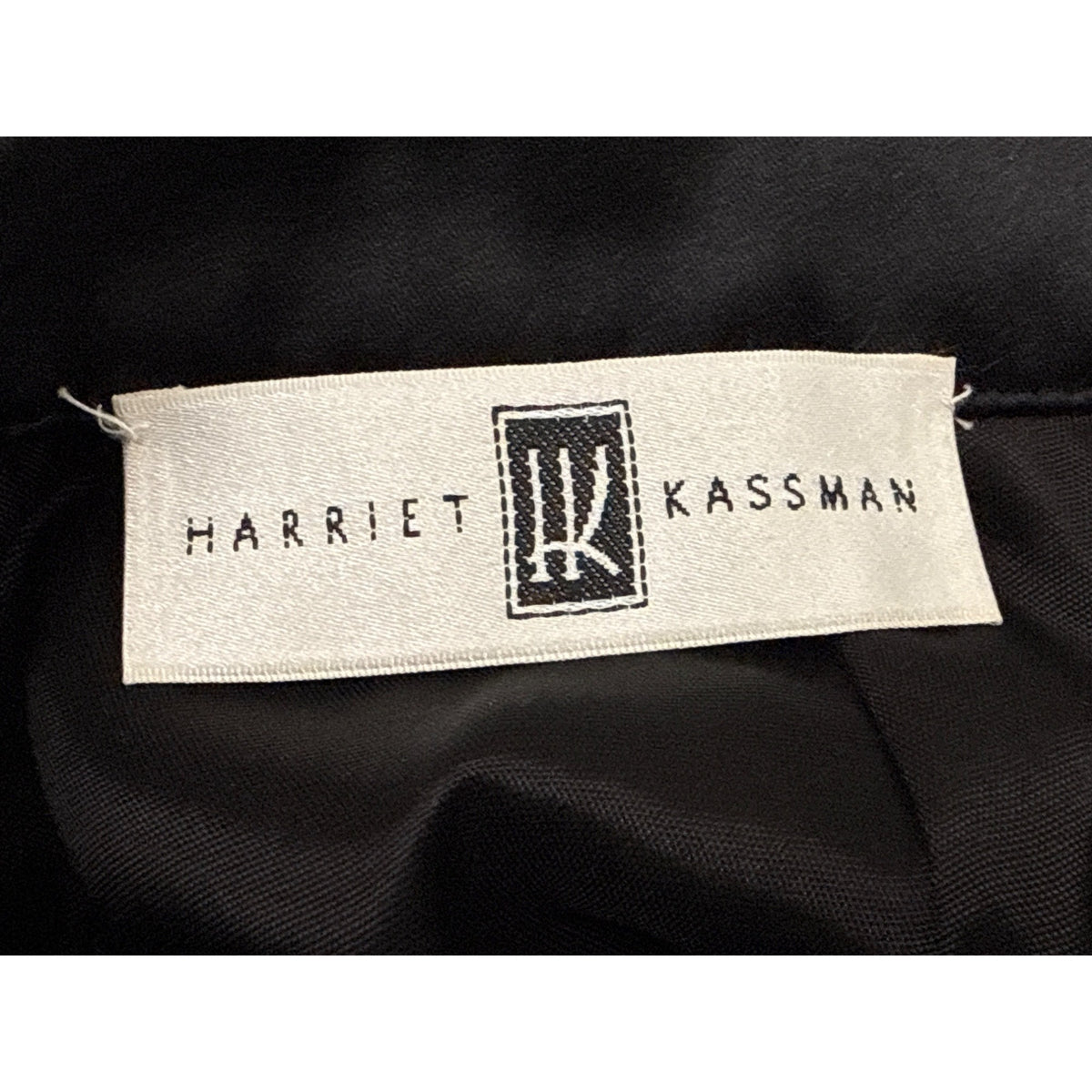 Harriet Kassman Woman’s Black Satin Evening Maxi Skirt  Formal Size 10