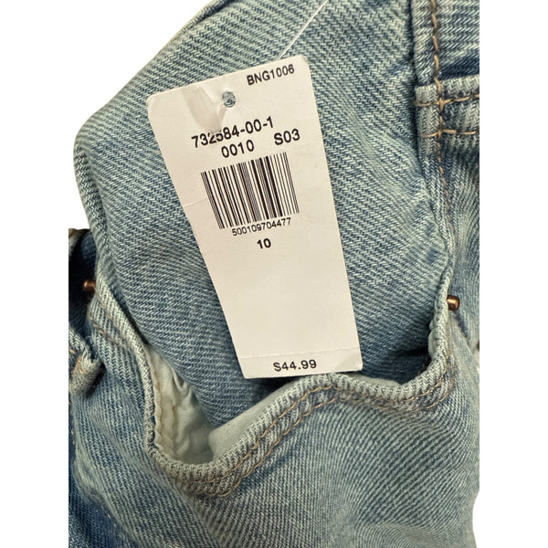 Old Navy Women’s Light Blue Denim Maxi Skirt Classic Casual Cotton Blend Size 10