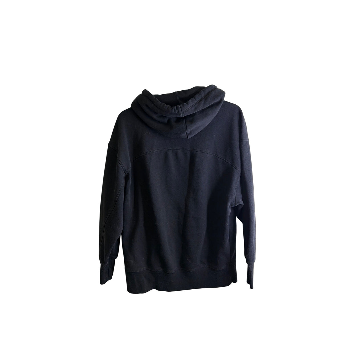 JoyLab Womens Black Hoodie Medium Cotton Blend Relaxed Fit Kangaroo Pocket Casual Pullover