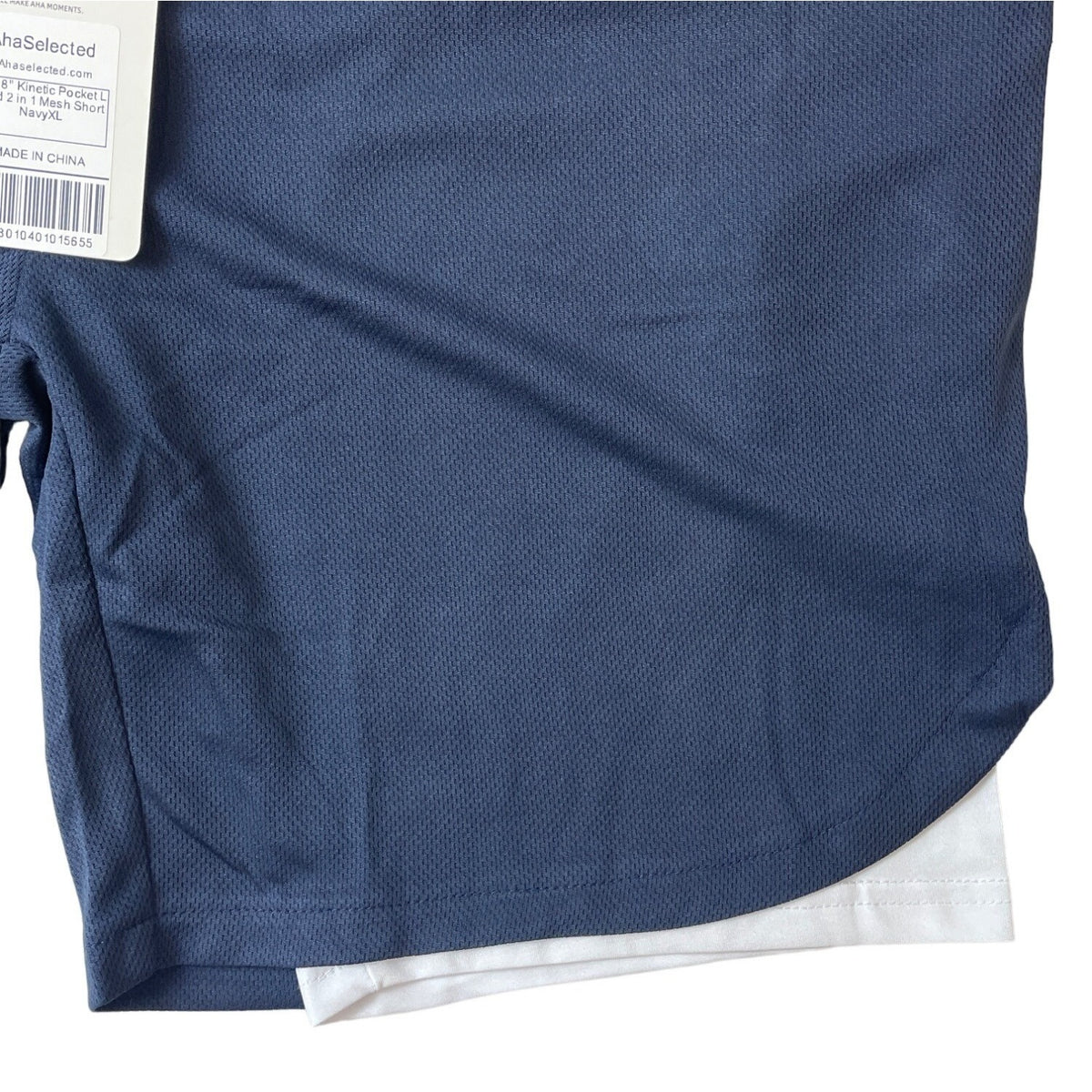 Aha Selected Men's Navy 2 in 1 Shorts Sz XL - NWT
