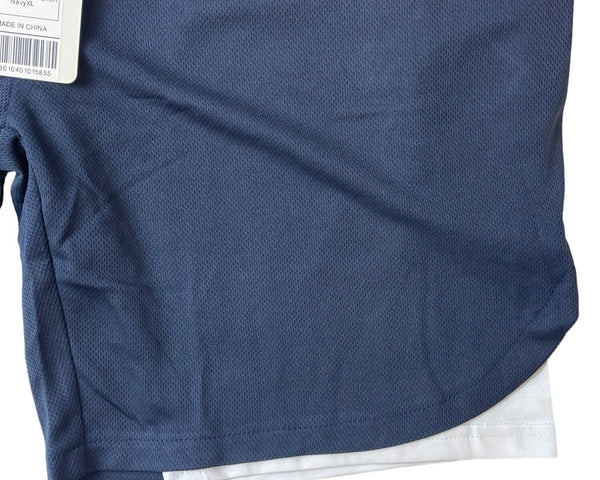Aha Selected Men's Navy 2 in 1 Shorts Sz XL - NWT
