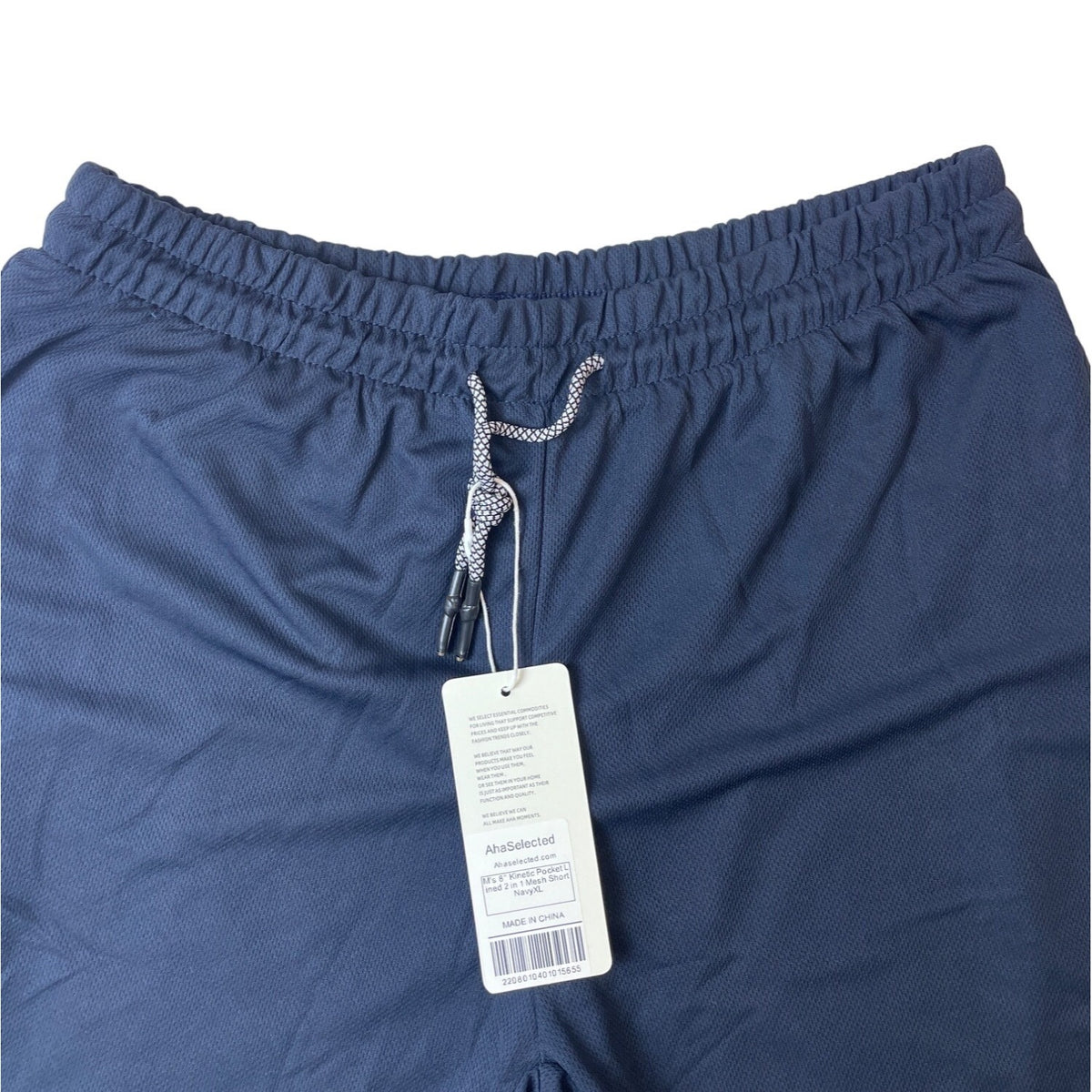 Aha Selected Men's Navy 2 in 1 Shorts Sz XL - NWT