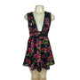 NBD Women’s Floral Mesh Black Sleeveless Women’s A-Line Dress Sz XS