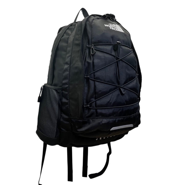 The North Face Unisex Black Nylon Side Water Bottle Pockets Jester Backpack