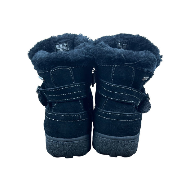 Khombu Women's Black Suede Corey Waterproof Winter Boots Size 8M