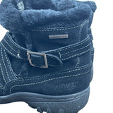 Khombu Women's Black Suede Corey Waterproof Winter Boots Size 8M