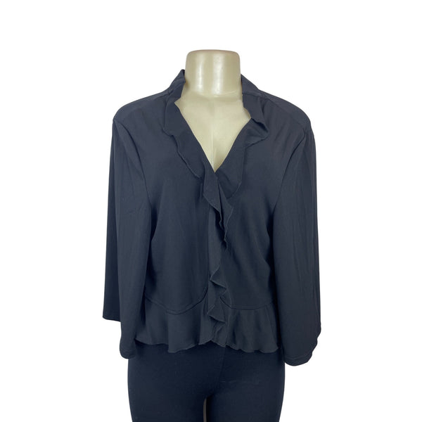 Just Love Women's Black Cardigan Jacket Sz 2X - New