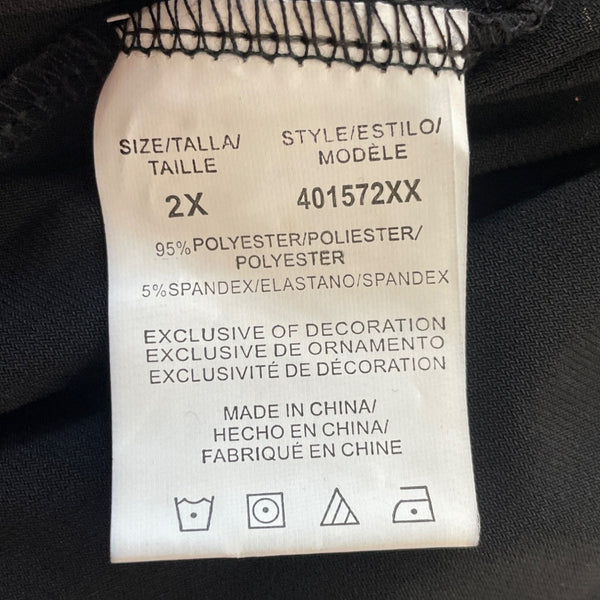 Just Love Women's Black Cardigan Jacket Sz 2X - New