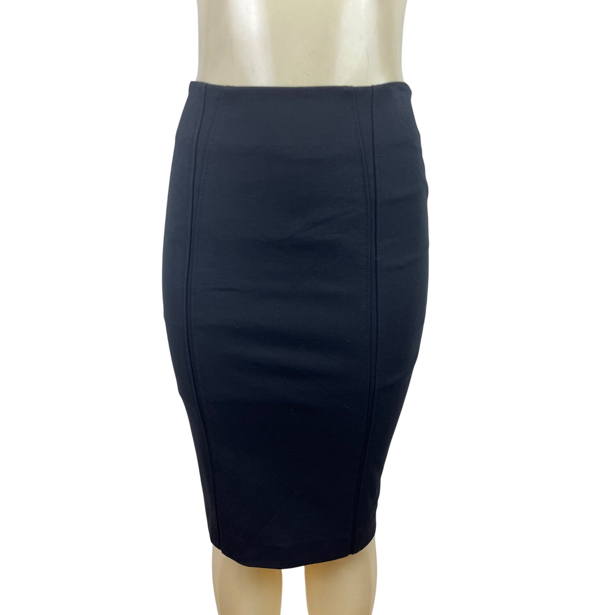 White House Black Market Womens Black Pencil Skirt Size 2 - New