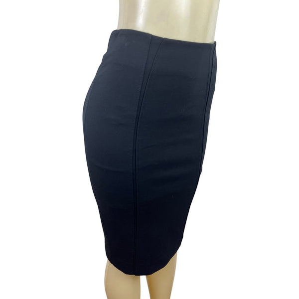 White House Black Market Womens Black Pencil Skirt Size 2 - New