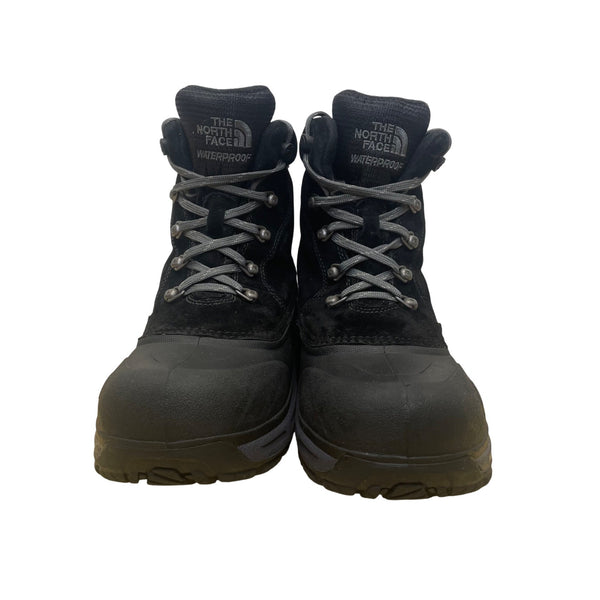 The North Face Boys Black Insulated Waterproof Traction Sole Winter Boots Size 6