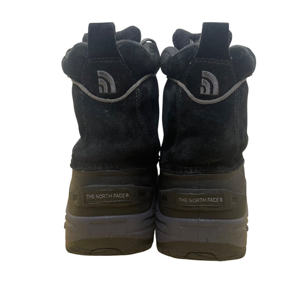 The North Face Boys Black Insulated Waterproof Traction Sole Winter Boots Size 6