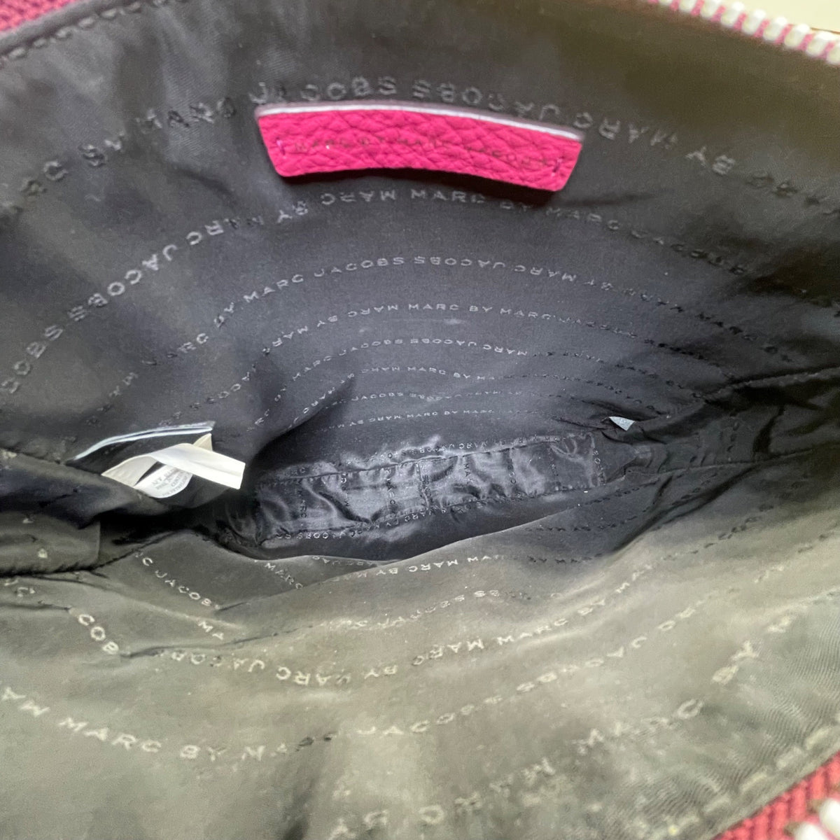 Marc By Marc Jacobs Women’s Pink Leather Adjustable Strap Crossbody Bag