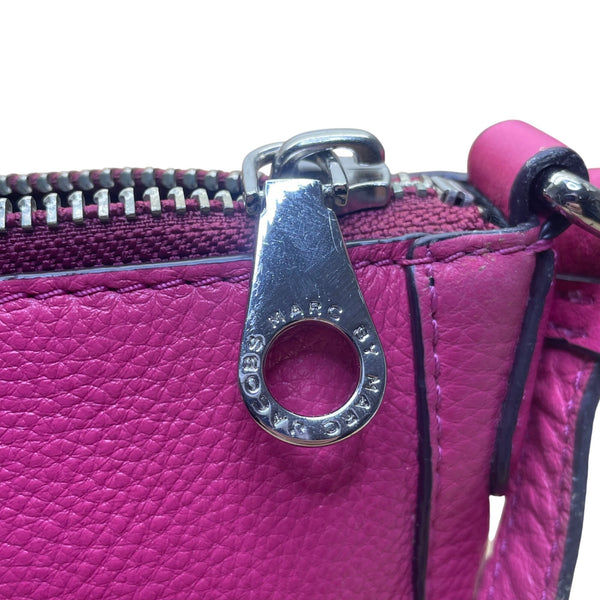 Marc By Marc Jacobs Women’s Pink Leather Adjustable Strap Crossbody Bag